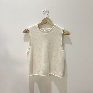 The Group by Babaton Ellipsis Luxe Cashmere Tank in Birch 2XS